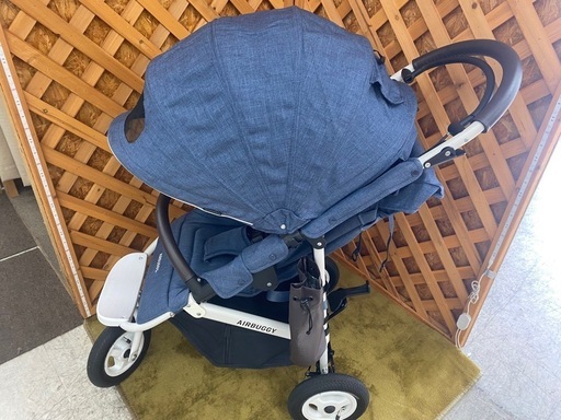 【愛品館江戸川店】 エアバギー ココブレーキ デニム ベビーカー 2020年製 ID:110-025519-007