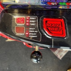 696 パチスロ実機 SANKYO 創聖のアクエリオン スロット台 ドアキー 設定キー 5号機 ARTの画像
