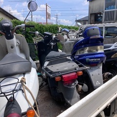 バイク4台とセニアカーまとめて