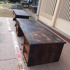 骨董品　棚　台　昭和初期以前　釘使ってないです。の画像