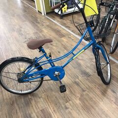 【ジャングル広陵店】自転車　24インチ　青