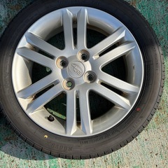バリ山 ダイハツ スバル 15インチ 165/55R15 タイヤ ホイールの画像