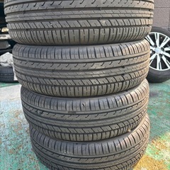バリ山 ダイハツ スバル 15インチ 165/55R15 タイヤ ホイールの画像