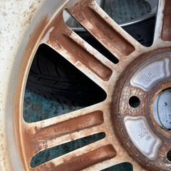 バリ山 ダイハツ スバル 15インチ 165/55R15 タイヤ ホイールの画像