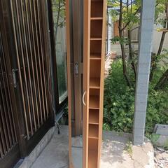 ミラー付き靴入れの画像