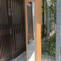 ミラー付き靴入れ