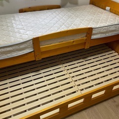 2段引き出しベッド