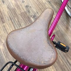 【ジャングル広陵店】自転車　26インチ　オートライト　ピンクの画像