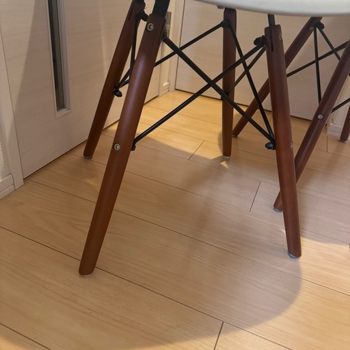 【2脚セット】三吉3244(ミツヨシ) イームズシェルチェア イームズチェア シェルチェア リプロダクト ダイニングチェア ブラウン脚
