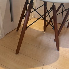 【2脚セット】三吉3244(ミツヨシ) イームズシェルチェア イームズチェア シェルチェア リプロダクト ダイニングチェア ブラウン脚 (2脚セット) (サンド)の画像
