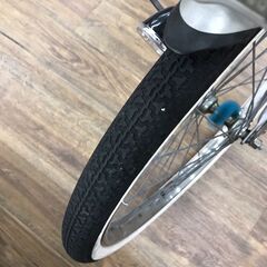 【ジャングル広陵店】自転車　変速付き　シルバー　22インチの画像