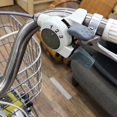 【ジャングル広陵店】自転車　変速付き　シルバー　22インチの画像