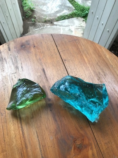 アンダラ　クリスタル原石　青