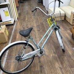 【ジャングル広陵店】自転車　26インチ　水色
