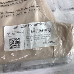 W132  未着用　Amazon essentials  パンツ　サイズ8  ベージュ　シンプル　現状品の画像