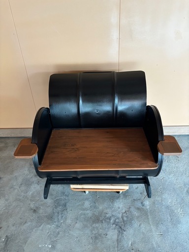 ドラム缶ベンチ