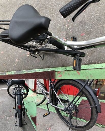 【中古品/美品】DAINICHI　WOKA自転車　 26インチ　ナンバーロック付き Panasonic（パナソニック） 電動自転車 中古 ママチャリ ビビ NX