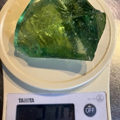 アンダラクリスタル原石　緑