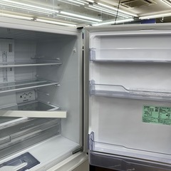 【ドリーム川西店御来店限定】三菱　冷蔵庫　MR-C33F-W 2021年製／クリーニング済み 【2002211255601914】の画像