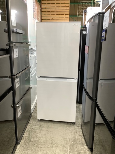 安心の６ヶ月保証付き！！　SHARP　2ドア冷蔵庫　SJ-D15G-W  2021年製　152L