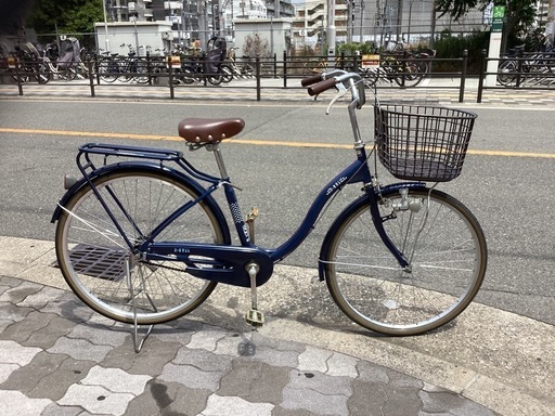 ♪ジモティー特価♪乗り降りがしやすいＬ型フレーム　26インチ中古自転車