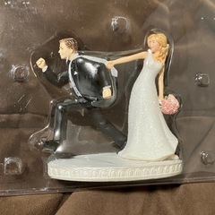 ケーキトッパー　結婚式　ウェディングケーキ