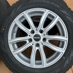 BMW現行218ｄアクティブツアラーExclusive（U06） ピレリICE ZERO ASIMMETRIKO 205/65R 16　MAK FAHR 2024年12月購入の画像