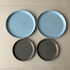hasami 波佐見焼　マルヒロ　プレート大小セットの画像