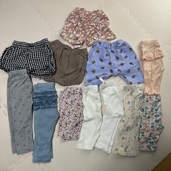 ベビー80サイズ、女の子ズボンまとめ売り
