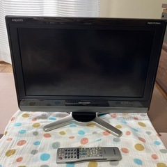 SHARP AQUOS 液晶カラーテレビ　20型
