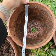 素焼き植木鉢⑦