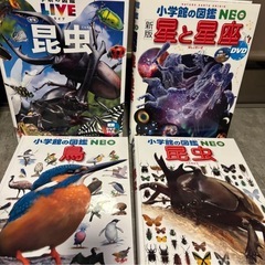 決定済み⭐︎プレneo 小学館の図鑑　恐竜図鑑　乗り物しくみ図鑑セット　ネオの画像