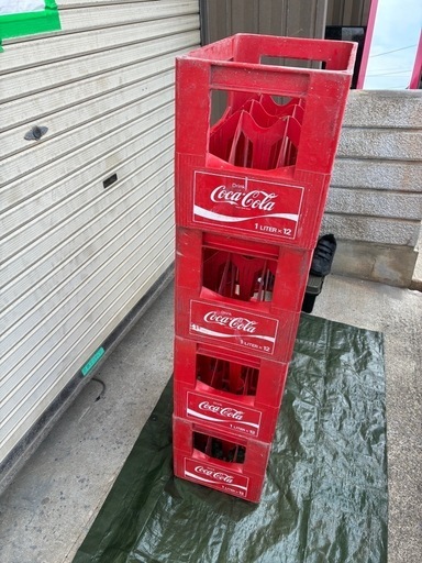 コカコーラ　ヴィンテージ　ケース　中古品