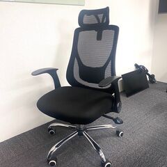 【美品】タンスのゲン オフィスチェア／ヘッドレスト・ランバーサポ...
