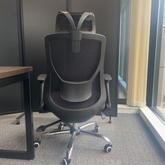【美品】タンスのゲン オフィスチェア／ヘッドレスト・ランバーサポート付きの画像