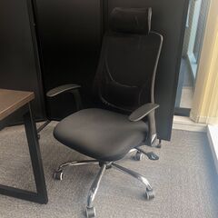 【美品】タンスのゲン オフィスチェア／ヘッドレスト・ランバーサポ...