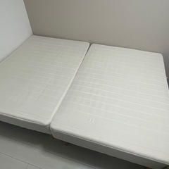【商談中
】脚付きマットレス　ダブル　分割