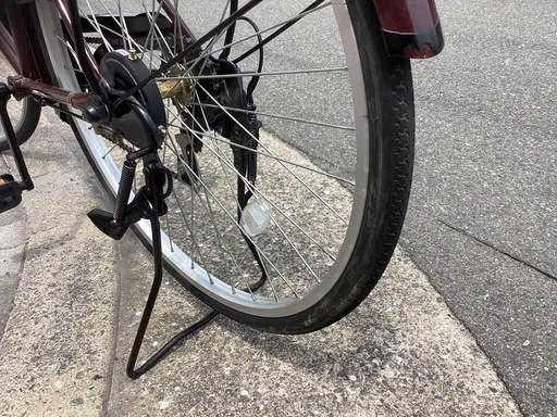 ♪ジモティー特価♪らくらくシマノ製外装６段変速付き２６型中古自転車　ワインレッド ♪ジモティー特価♪らくらくシマノ製外装6段変速付き26型中古自転車