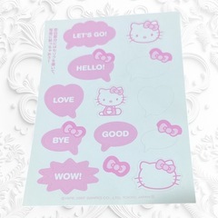 【未使用】写真プリント✿光沢紙✿2L判✿ハローキティ✿30枚入り×4セット✿シール付きの画像