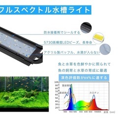 【新品&美品セット】LEDライト2本 60cm用の画像