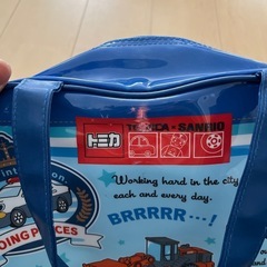 TOMICA トミカ　プールバッグ　ボストンバッグ　ビニールバッグの画像