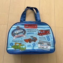 TOMICA トミカ　プールバッグ　ボストンバッグ　ビニールバッグ