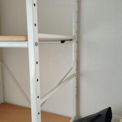 棚板変動可能　スチール棚　差し上げますの画像
