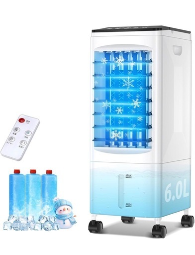 ★再値下★【新品未開封】スポットクーラー　冷風機　省エネ　タイマー　静音　6リットルタンク
