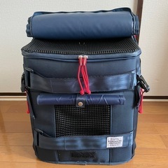 【美品】マンダリンブラザーズ　スカウトキャリーバック　ネイビーの画像