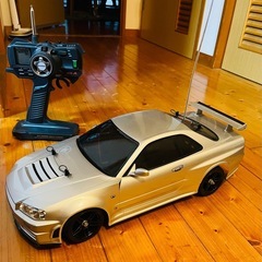 スカイラインR34 GT-R 1/10スケールラジコンカー