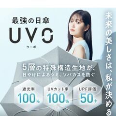 新品.未使用     Wpc/UVO/日傘/ 完全遮光/ 晴雨兼用の画像