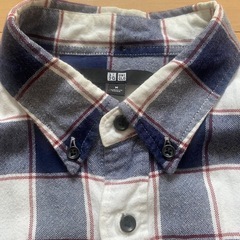 メンズ　UNIQLO ネルシャツの画像