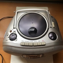 aiwa CD ステレオラジオカセットレコーダー　ジャンクコレクション　古家電　部品取りの画像