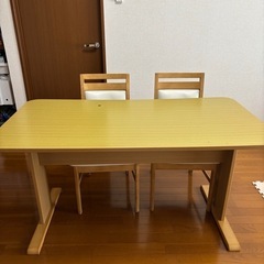 ダイニングテーブルセット 135cm幅 ニトリ ※傷あり